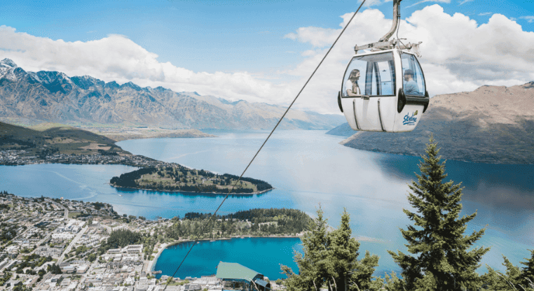 La skyline de Queenstown