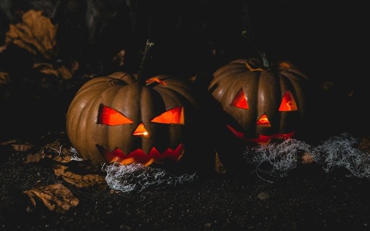 Citrouilles creusée d'halloween