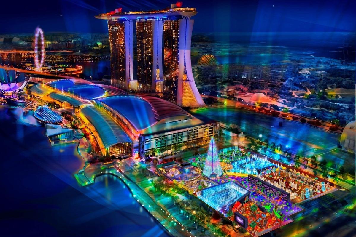 Illumi 2024 est le plus grand spectacle sons et lumières organisé à Singapour.