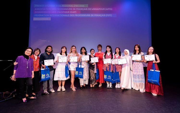 9 pays ont participé au French Student Idol de Singapour.