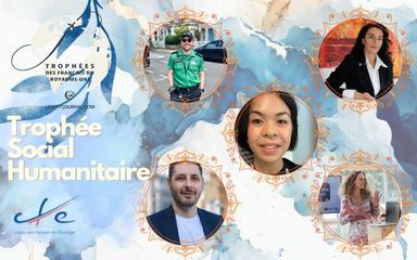 les finalistes du trophee social humanitaire des trophées des français du royaume uni