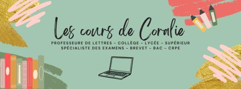 Cours de soutien en ligne Coralie