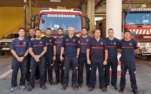 Des pompiers d’Almeria se sont déplacés à Valence