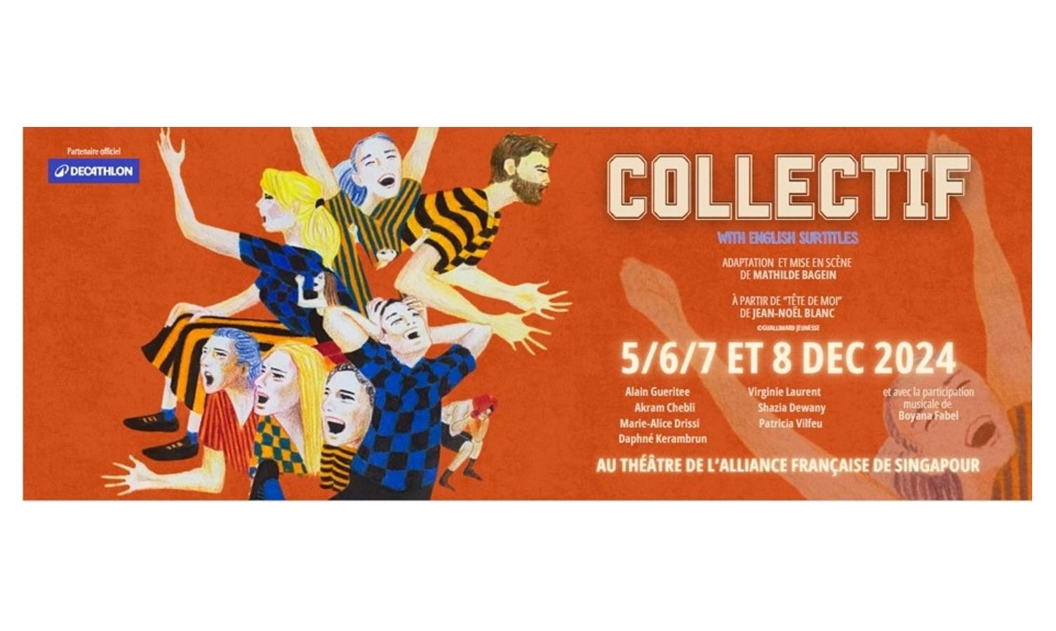 "Collectif" est une pièce de théatre jouée par the theatre factory.