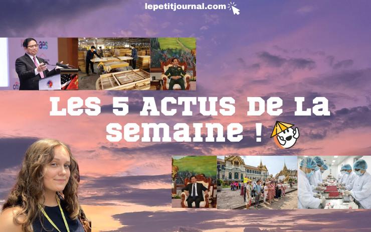 Récap des 5 actus de la semaine