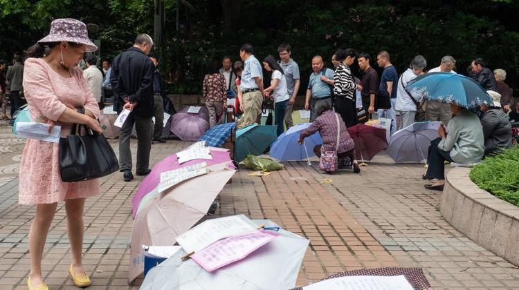 Un mariage au marché à Shangai