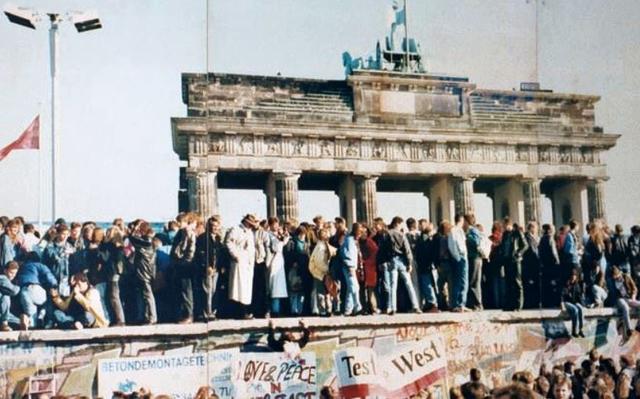 mur de berlin en 1989