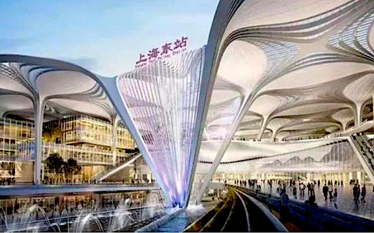 nouvelle gare de pudong