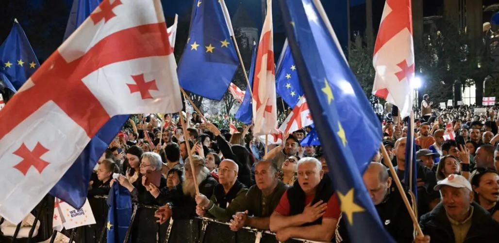 Manifestations georgie pro-européennes