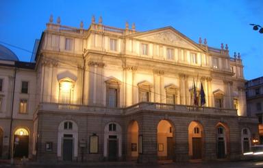 bâtiment de la Scala milan Opéra