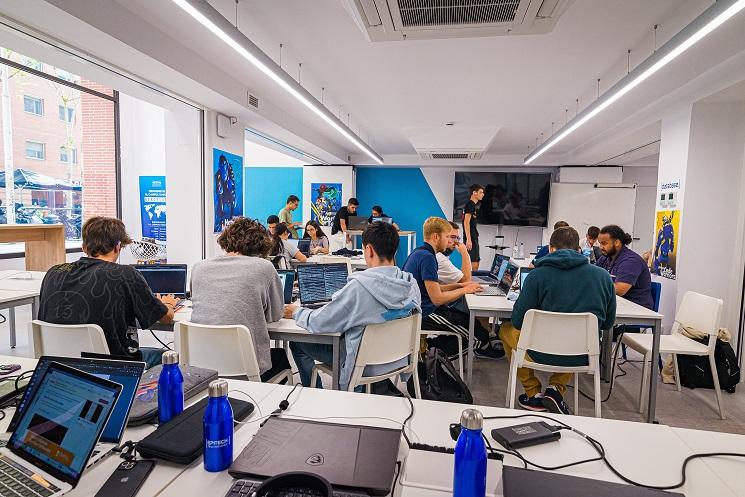 le campus de l'école epitech à Barcelone, en espagne