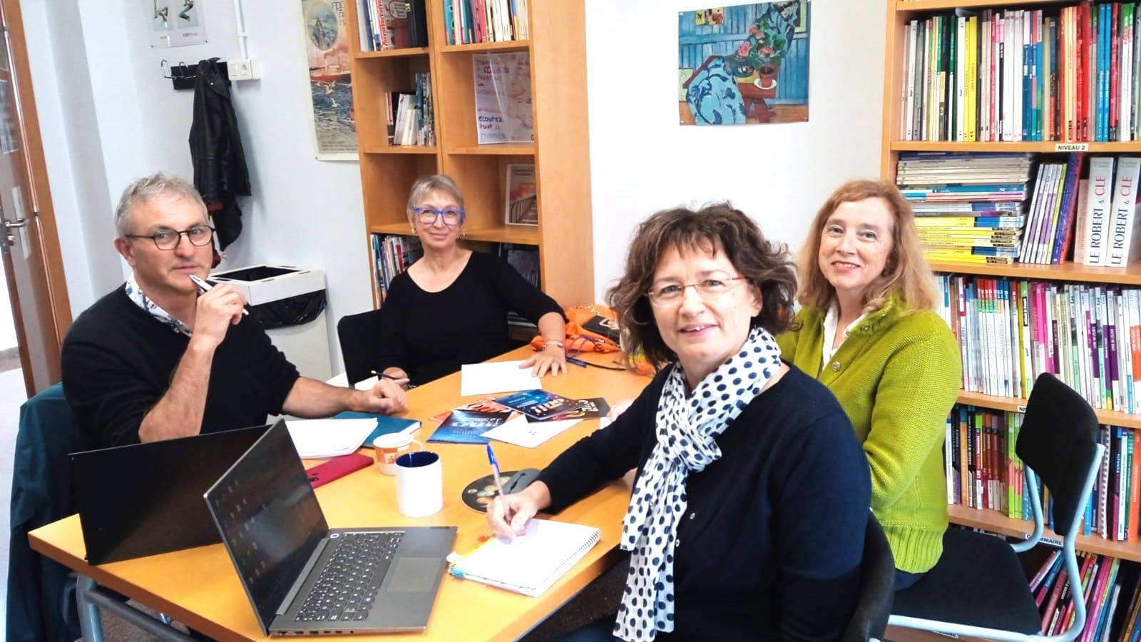 François Vila, Pascale de Schuyter Hualpa, Nathalie Lhuillier et Catherine Anne Lau Guillelmi