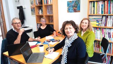 François Vila, Pascale de Schuyter Hualpa, Nathalie Lhuillier et Catherine Anne Lau Guillelmi