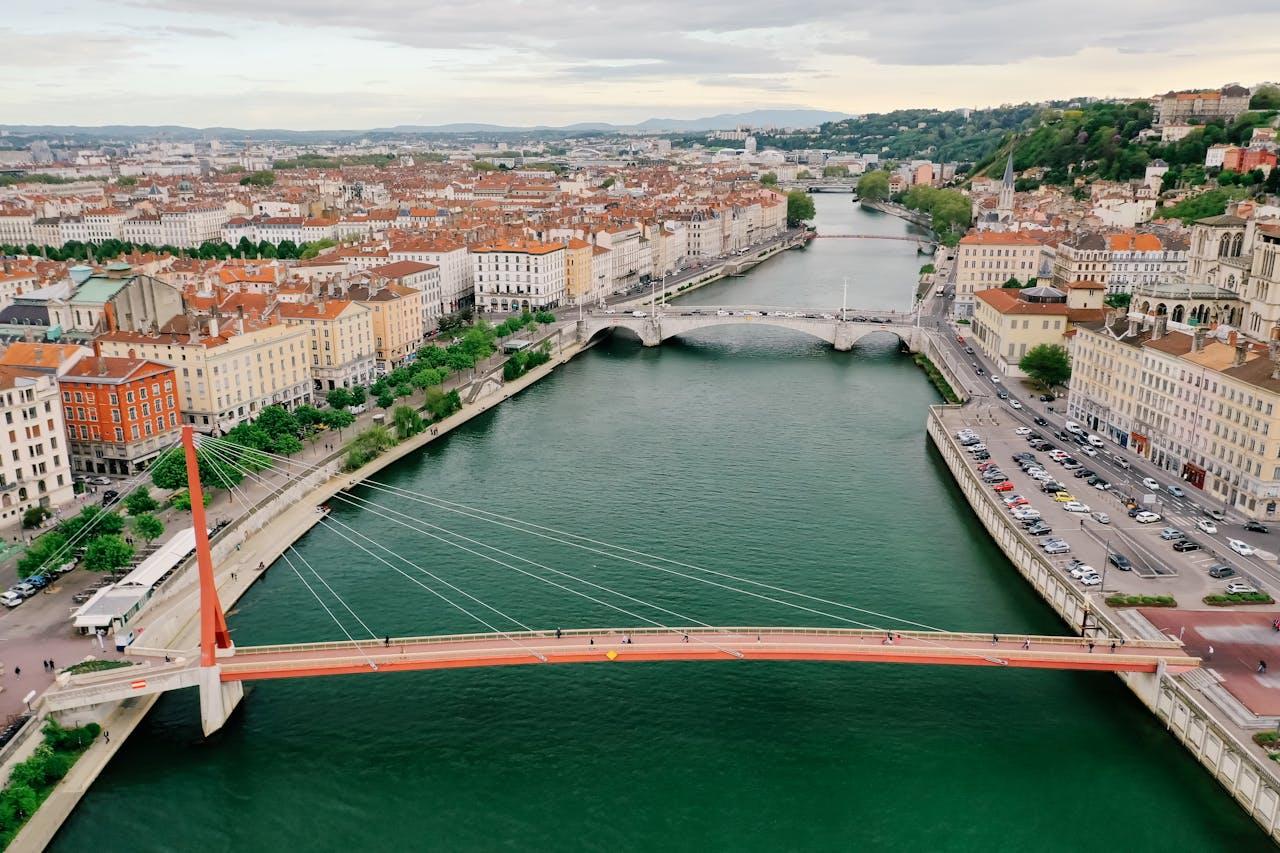 vue de la ville de lyon