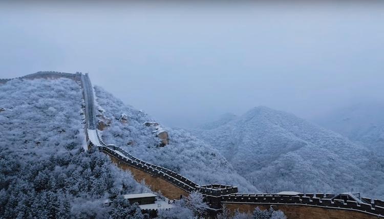 muraille chine hiver