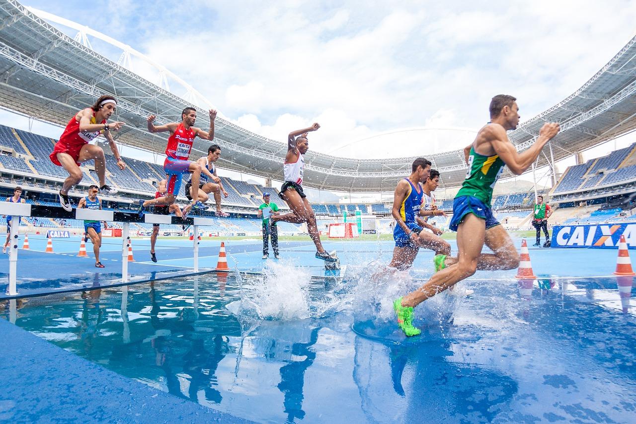 Photo d'une course d'athlétisme