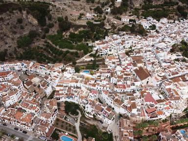 Frigiliana image vue d'en haut