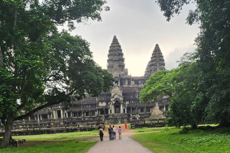 Une entrée des temples d'Angkor