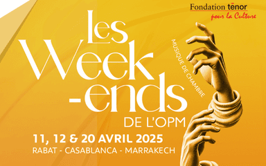 les weekends de l'opm avec des concerts à rabat, marrakech et Casablanca