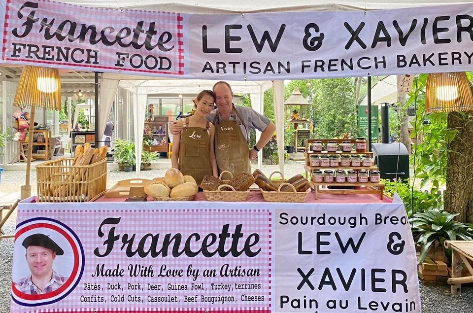 Lew et Xavier au marché 
