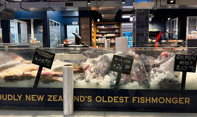 Poissons sur un étalage