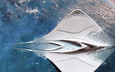 Jacques Rougerie imagine le Pulmo 