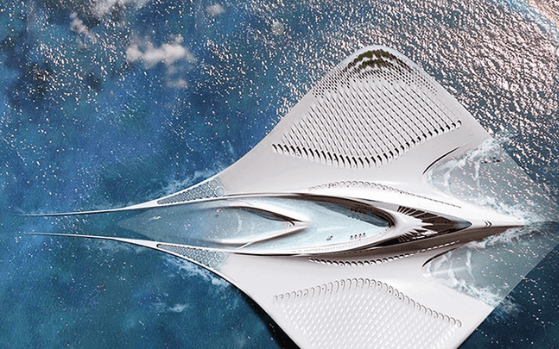 Jacques Rougerie imagine le Pulmo 