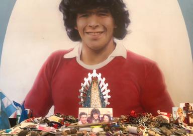 Maradona Santuario La Paternal Buenos Aires Iglesia Maradoniana