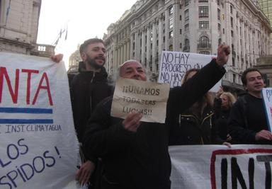 Mobilisation en soutien a Kirchner