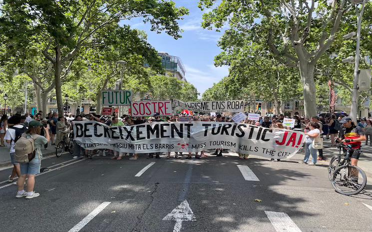 manifestation barcelone 