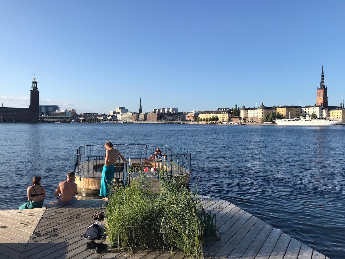 baignade à Stockholm