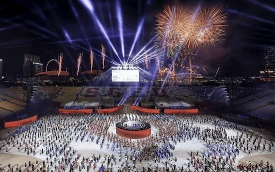 Parade de la fête nationale de Singapour (© NDP)