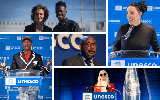 des ambassadeurs de bonne volonté de l'UNESCO 