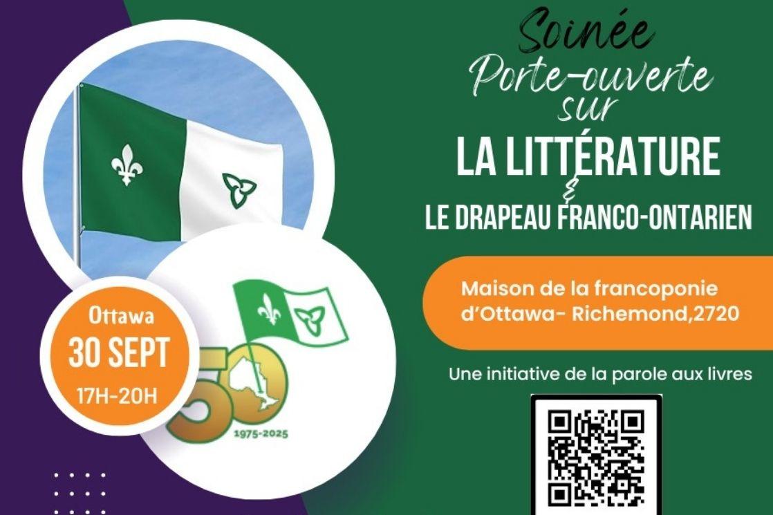 Soirée Livres et Drapeau Affichette