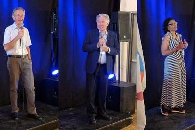 Christian Philip, Michel Robillard, Eliane Nsom