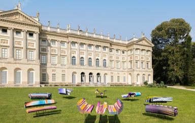 sculptures dans le jardin de la Ville Reale de Milan