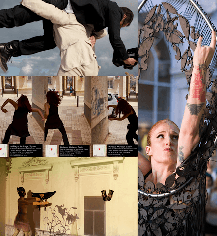 À la galerie Isabel Hurley de Malaga, l’Automne de Performance 2025 explore les frontières entre scène vivante et création filmée avec quatre performances diﬀérentes.