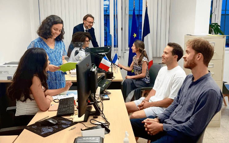 La chancellerie consulaire au Consulat général de France à New York