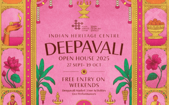 Affiche événement Deepavali à Singapour