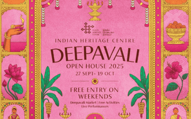 Affiche événement Deepavali à Singapour