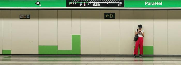 Station de métro Paralel à Barcelone