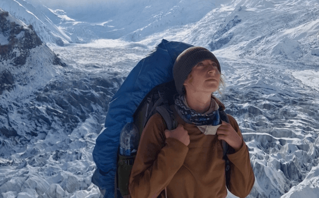 Cam Klein au Rakaposhi Base Camp au Pakistan.