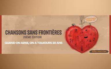 Visuel du concours "chansons sans frontières"