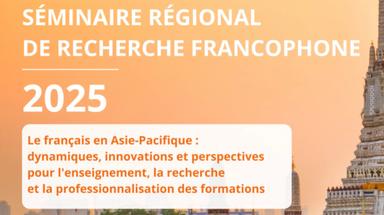 Présentation séminaire francophonie en Thaïlande 2025