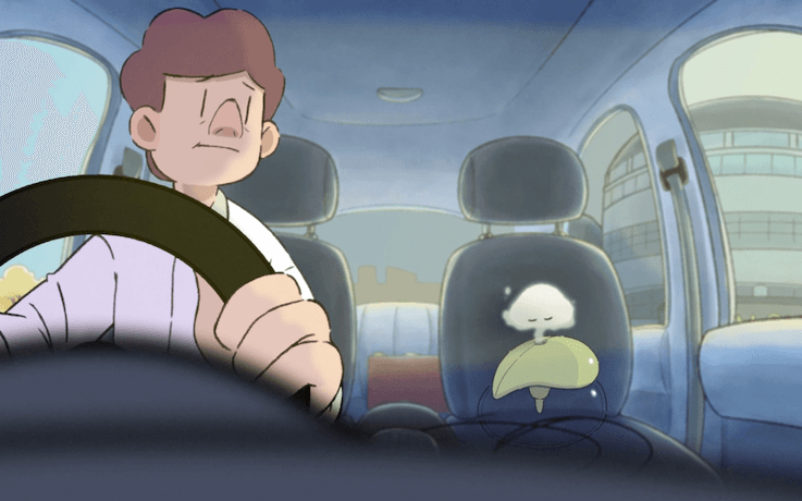 Capture d'écran de la projection du film d'animation Best of NTU ADM