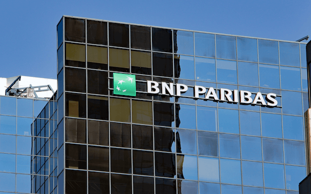Devanture BNP Paribas à Montréal