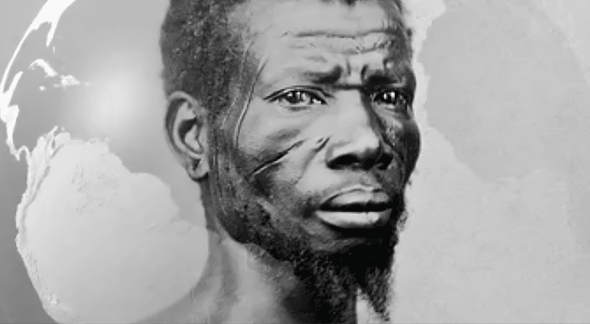 homme noir travailleur de champs de canne