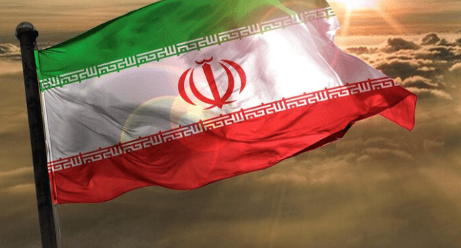 photo drapeau iran