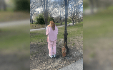 Roxanne et son chien Rouky