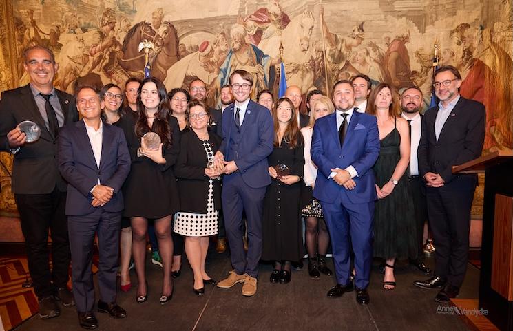 Les lauréats et les sponsors des Trophées des Français des Etats-Unis 2025